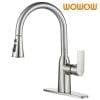 1 2310201WOWOW Pull Down Kitchen Tap Brushed Nickel ១