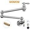 WOWOW Commercial Kitchen Pot Filler Pasta Arm Chrome