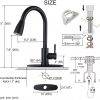 1 sink faucets Single Handle Kitchen Taps Stainless Steel RV မီးဖိုချောင်သုံး faucet လုပ်ငန်းသုံး စက်ရုပ် 3