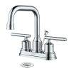 WOWOW Chrome Bathroom Faucet With Drain Assembly