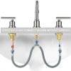 16 2Polished Chrome Widespread Bathroom Faucet