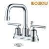 2321400C WOWOW Chrome Bathroom Faucet With Drain Assembly 1