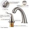 24 1Bathroom Faucet Widespread Brushed Nickel