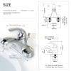 31 2Single Palpate Bathroom Faucet 4 Inch Centerset