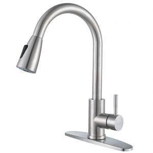 38 2310301 0 1 WOWOW Top Rated Pull Down Kitchen Faucets Single Hole