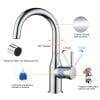 38 1chrome Bathroom Faucet High Arc Stainless Steel