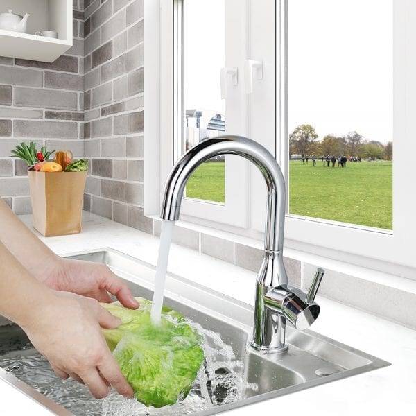 38 2chrome Bathroom Faucet High Arc Stainless Steel