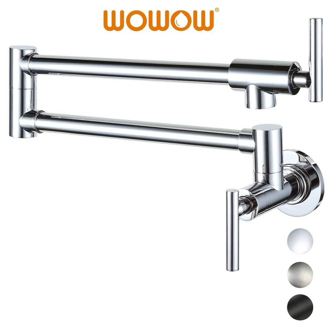 WOWOW-Pot-Filler-Faucet-Above-Stove-Chrome