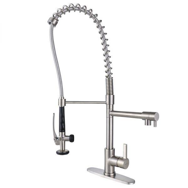 WOWOW Kitchen Faucet Commercial Sprayer