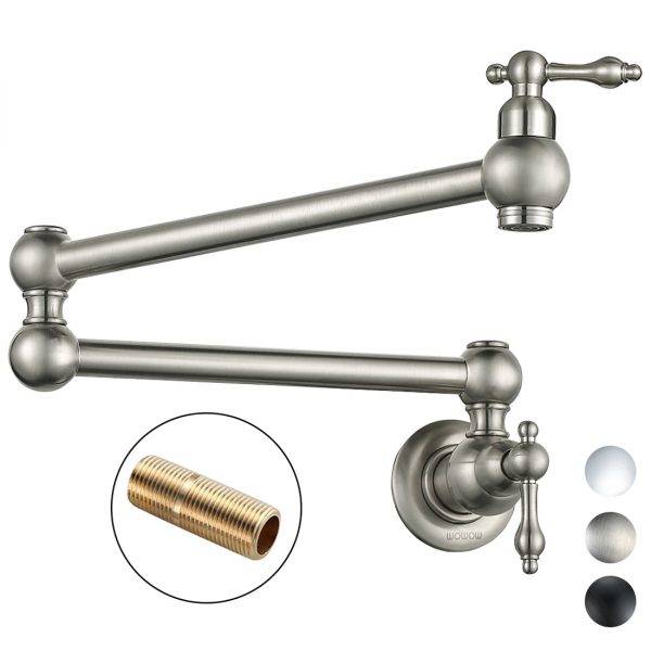 WowOW Pot Filler Faucet Over Stove In Bronze Nickel