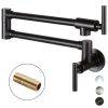 -WOWOW Oil Rubbed Bronze Pot Filler Wall Mount