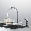 4 1——Side Handle Kitchen Hot And Cold Water Faucet Stainless Steel