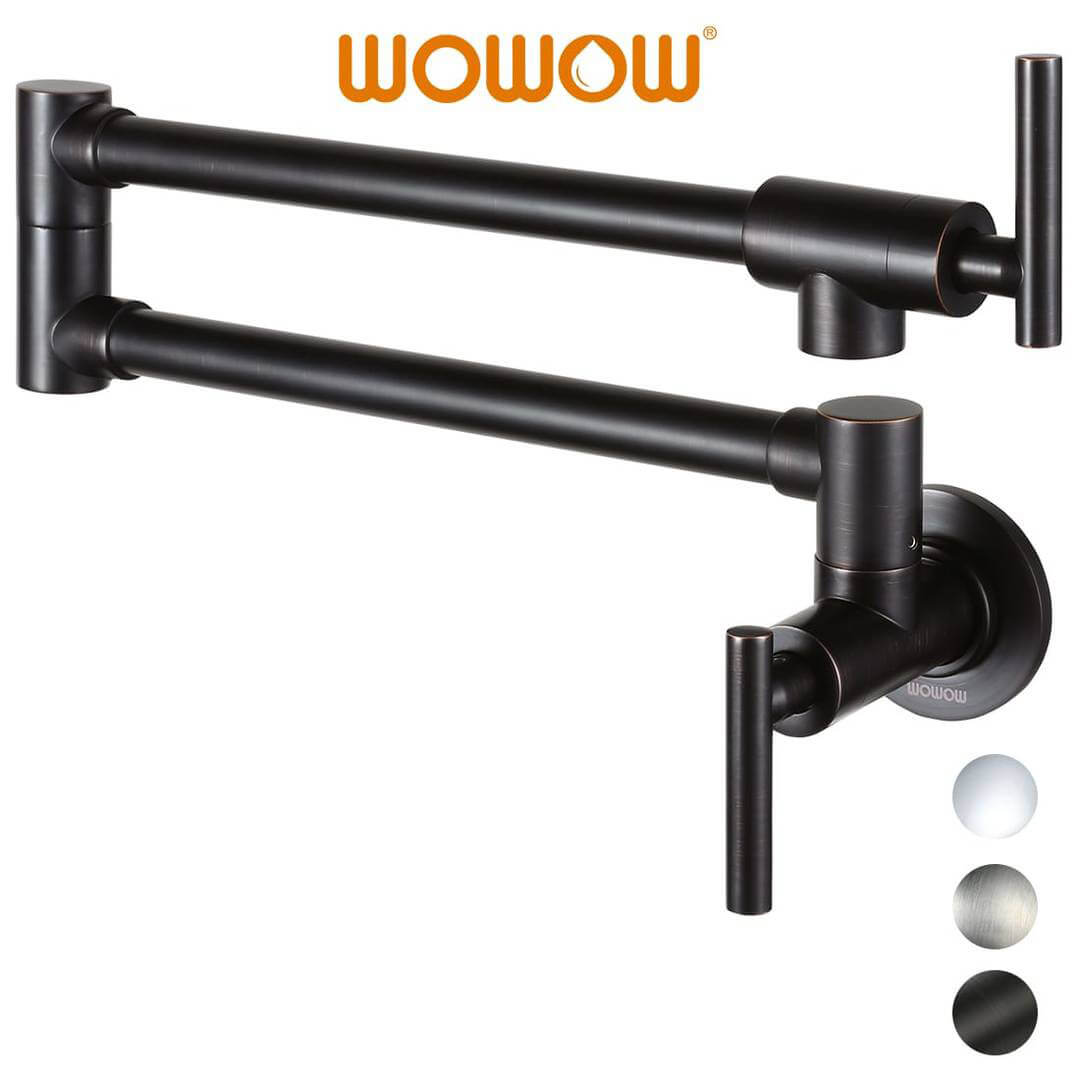 5 2311200RB WOWOW Oil Rubbed Bronze Pot Filler Wall Mount 1