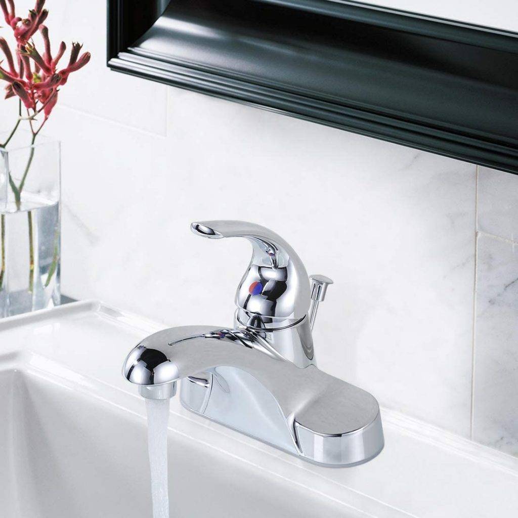 4 inch bathroom faucet Chrome