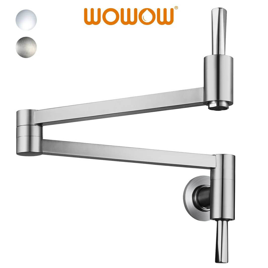 WOWOW-Wall-Mounted-Pot-Filler-In-Brushed-Nickel