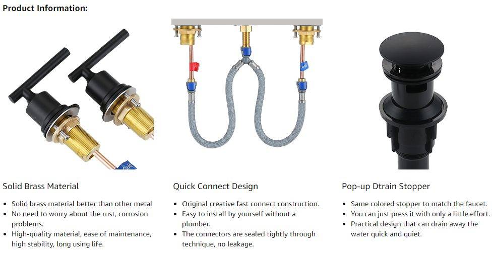 WOWOW Nigra Bana Flugilo Kun Aparta Tenilo Swivel Spout