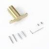 Bathroom Double Towel Hooks Brushed Gold 5