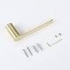 Brushed Gold Toilet Roll Holder 3