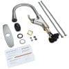 Brushed Nickel Kitchen Faucet With Pull Down Sprayer 6