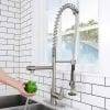 Kitchen Faucet With Spring Pull Down Sprayer 3