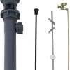 Lift Rod Pop Up Bathroom Sink Drain Black 4