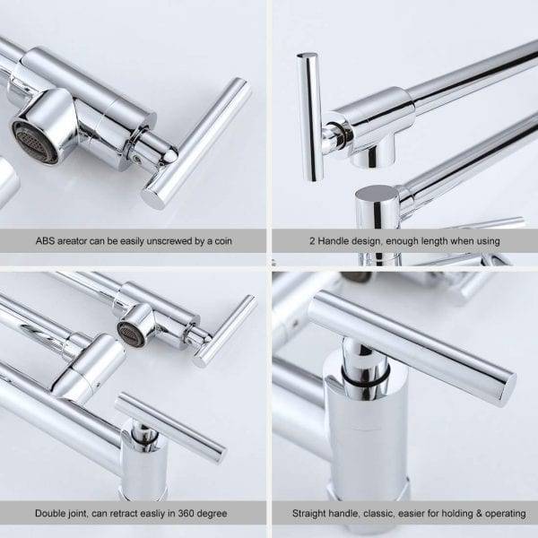 Pot Filler Faucet Hot And Cold 5