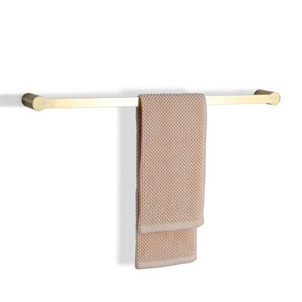 Single Bathroom Towel Bar Brushed Gold 23 Inch 2