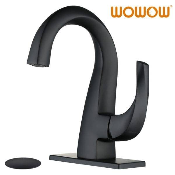 WOWOW Vessel Sink Faucets Matte Black