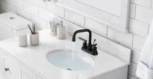 matte black faucet