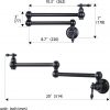 pot filler tap oil rubbed bronze