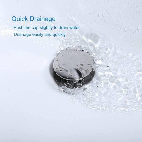 wowow bathroom faucet vessel vanity sink pop up drain stopper 2