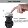 wowow bathroom faucet vessel vanity sink pop up drain stopper