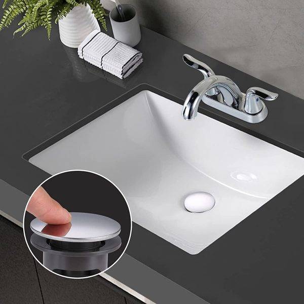wowow bathroom faucet vessel vanity sink pop up drain stopper 4