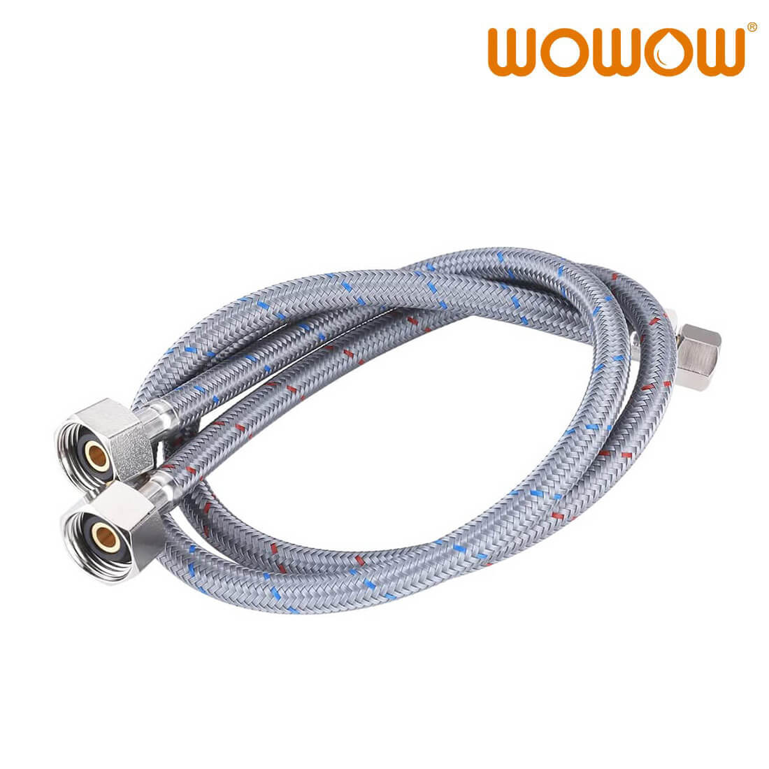 wowow water supply line for sink braided nylon 3