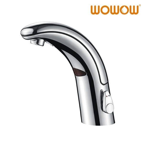 16 EVE 0180 3 Automatesch Faucets Commercial Chrome waarm a kal Waasser