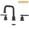 43 3Oil Rubbed Bronze Kaylap nga Bathroom Sink Faucet 1