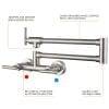 44 11 2311400WOWOW Hot And Cold Faucet Brushed Nickel