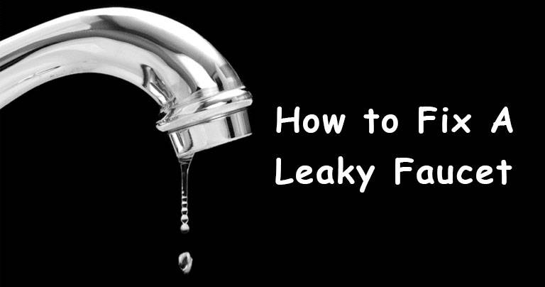 how to fix a dripping faucet