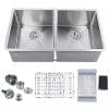 2 3Double Bowl Undermount Kitchen Sink