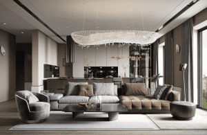 305 Square Meters Modern Penthouse, the Right Way to Open a Luxury Home!