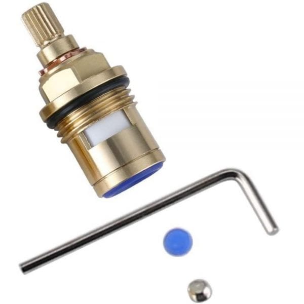 WOWOW Faucet Brass Ceramic Cartridge Replacement Copper Spool dengan Allen Key M201 Set Injap Faucet Air Sejuk untuk Pengisi Periuk Faucet Dapur Wall Mount Faucet