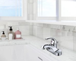 Basin faucet with guide Basin faucet with guide