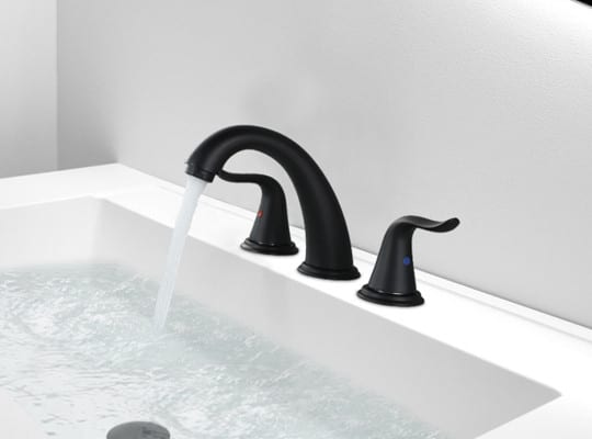 black kitchen faucet