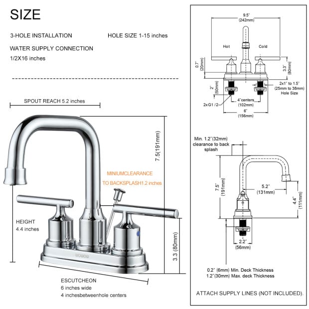 cheap bathroom taps sets 2