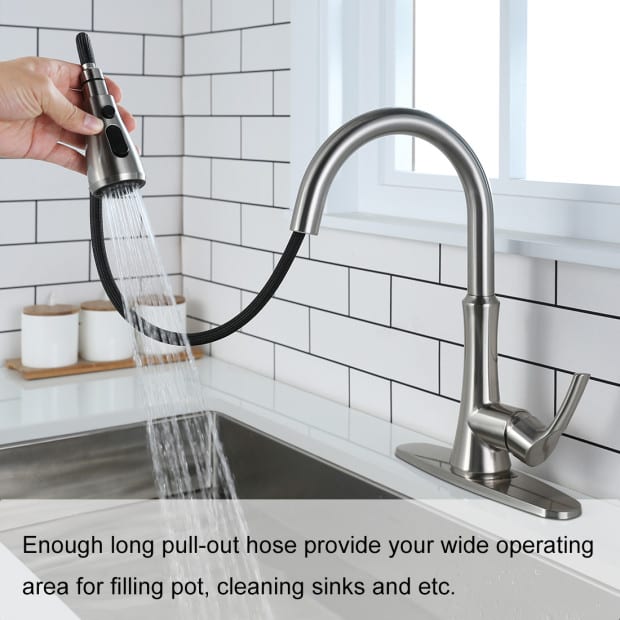faucet with pull out sprayer 1