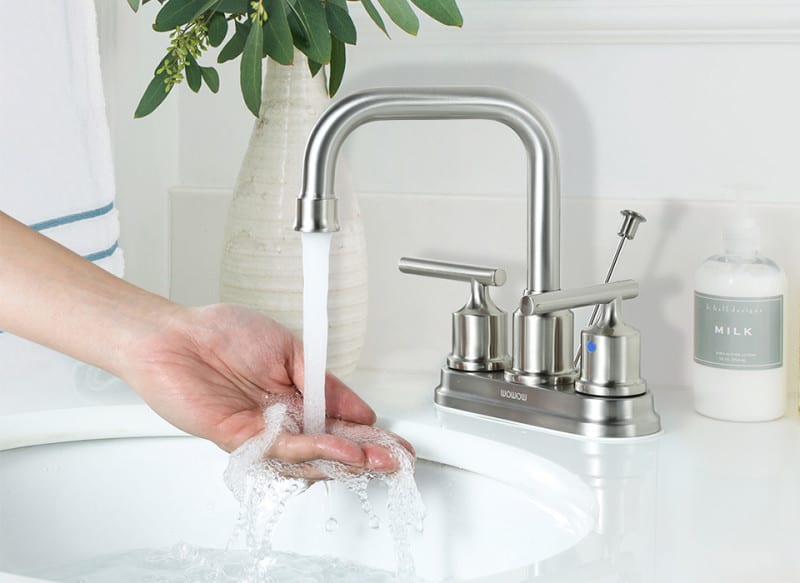 swivel spout bathroom faucet