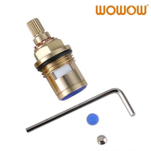 wowow faucet brass ceramic cartridge replacement copper spool with allen key