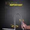 20 WOWOW Spring Type Kitchen Sink Faucet Chrome 6