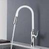 21 WOWOW White Pull Down Kitchen Faucet 2