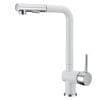 22 WOWOW White Single Lever Kitchen Faucet Pull Out Spray 2